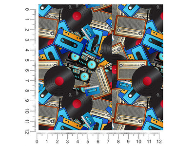audio playback music 1ft x 1ft Craft Sheets