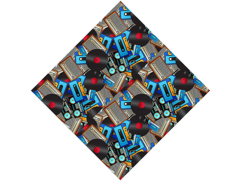 Audio Playback Music Vinyl Wrap Pattern