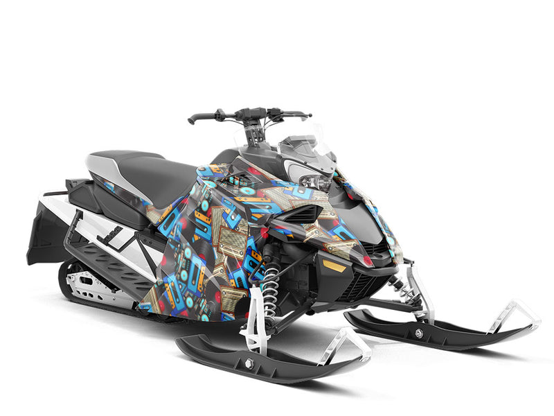 Audio Playback Music Custom Wrapped Snowmobile