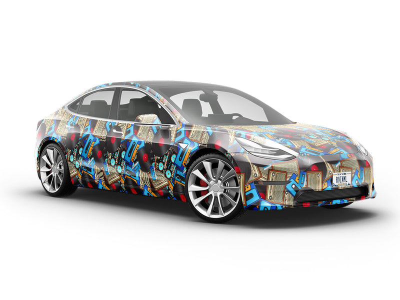 Audio Playback Music Vehicle Vinyl Wrap
