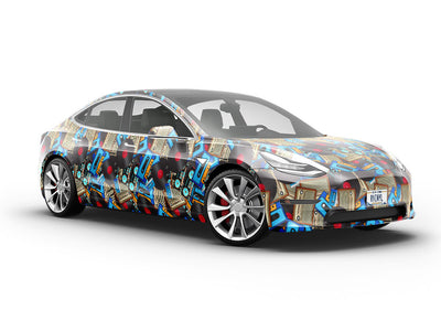 Audio Playback Music Vehicle Vinyl Wrap