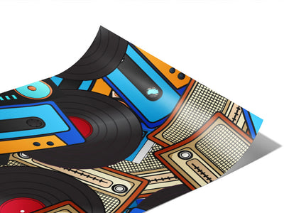 Audio Playback Music Vinyl Wraps~Rwraps Series 914 Digitally Printed Vinyl Wrap~0