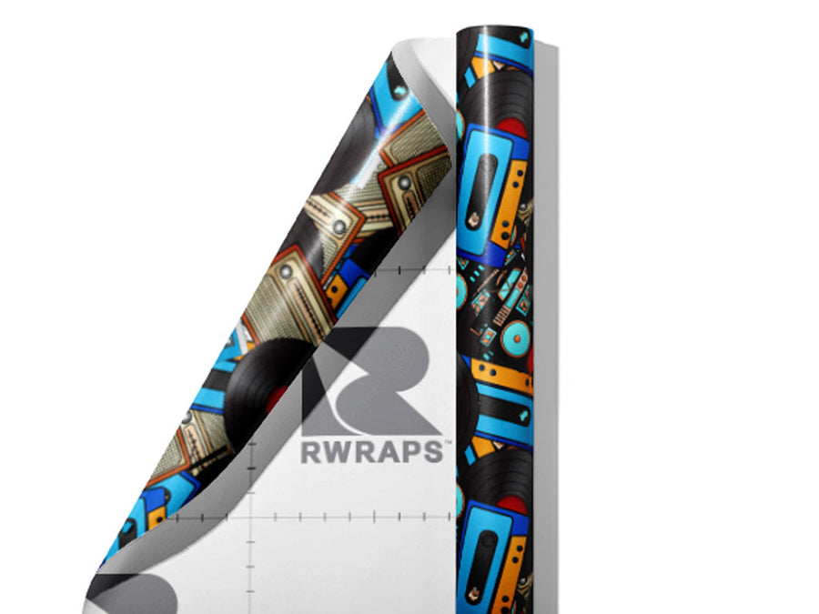 Audio Playback Music Wrap Film Sheets~Rwraps Series 914 Audio Playback Music Scrolled Sheet~3