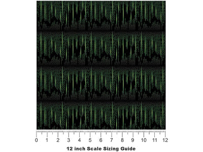 Audio Waves Technology Vinyl Film Pattern Size 12 inch Scale~Rwraps Audio Waves Technology Sizing Chart~3