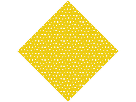 Aureolin Yellow Polka Dot Vinyl Wrap Pattern