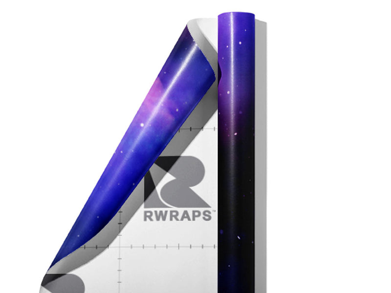 Aurora Borealis Galaxy Wrap Film Sheets~Rwraps Series 914 Aurora Borealis Galaxy Scrolled Sheet~5