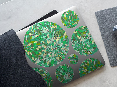 austere aranyani floral DIY Laptop Stickers