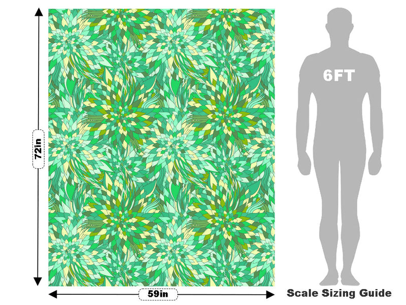 Austere Aranyani Floral Vehicle Wrap Scale~Rwraps Series 914 Austere Aranyani Floral Measurements~1