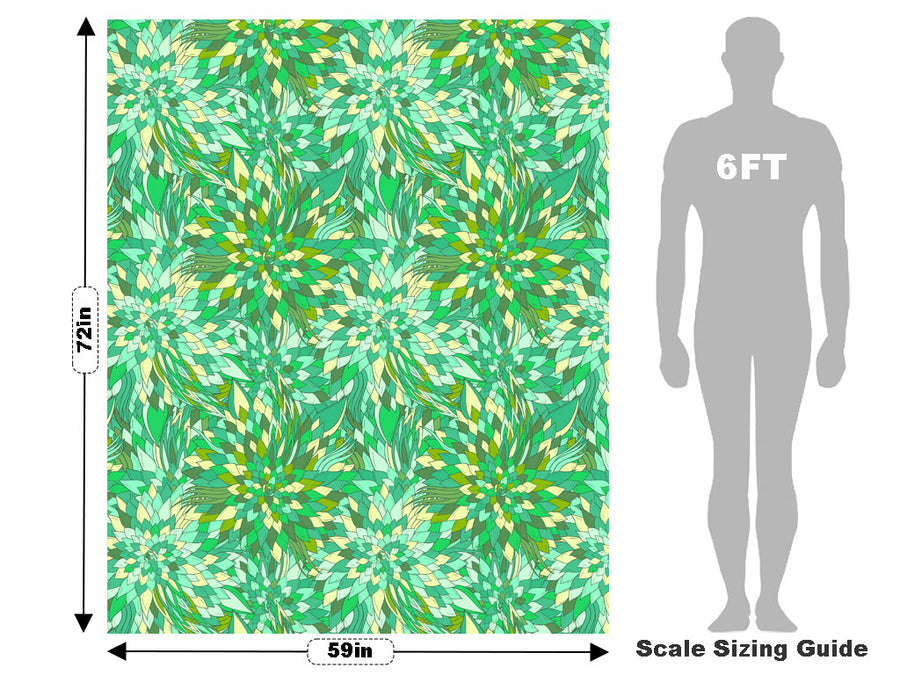 Austere Aranyani Floral Vehicle Wrap Scale~Rwraps Series 914 Austere Aranyani Floral Measurements~1