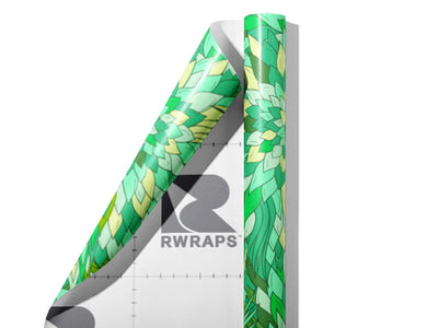 Austere Aranyani Floral Wrap Film Sheets~Rwraps Series 914 Austere Aranyani Floral Scrolled Sheet~3