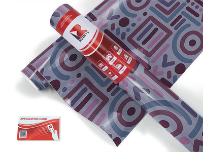 austere principe abstract geometric Craft Vinyl Roll