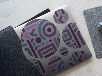 austere principe abstract geometric DIY Laptop Stickers