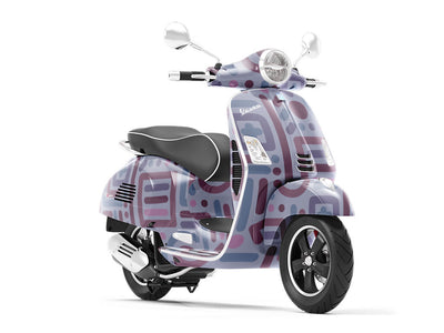 Austere Principe Abstract Vespa Scooter Wrap Film