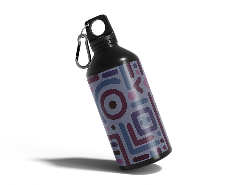 austere principe abstract geometric Water Bottle DIY Stickers