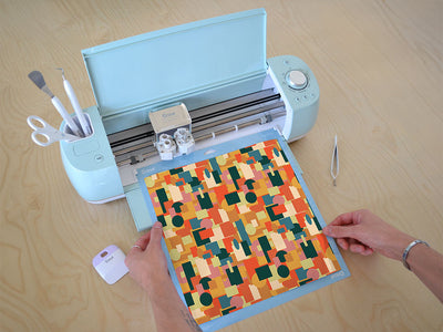 autumn abstractions mosaic Cricut Compatible Vinyl