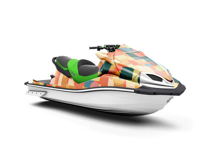 Autumn Abstractions Mosaic Jet Ski Vinyl Customized Wrap