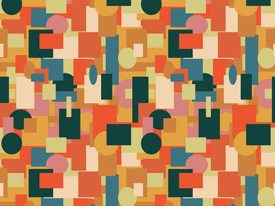 Autumn Abstractions Mosaic Vinyl Wrap Pattern~Rwraps Series 914 Digitally Printed Vinyl Wrap~0