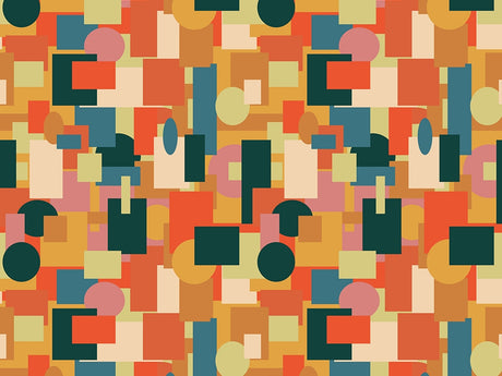 Autumn Abstractions Mosaic Vinyl Wrap Pattern~Rwraps Series 914 Digitally Printed Vinyl Wrap~0