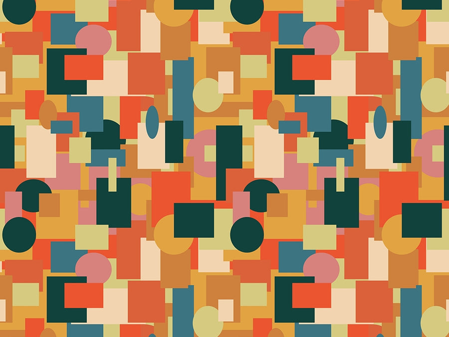 Autumn Abstractions Mosaic Vinyl Wrap Pattern~Rwraps Series 914 Digitally Printed Vinyl Wrap~0