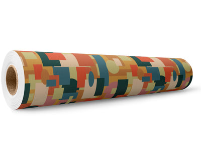 Autumn Abstractions Mosaic Wrap Film Wholesale Roll~Rwraps Series 914 Digitally Printed Vinyl Roll~5