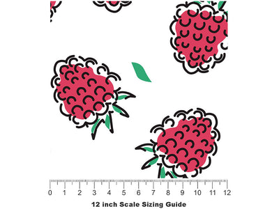 Autumn Bliss Fruit Vinyl Film Pattern Size 12 inch Scale~Rwraps Autumn Bliss Fruit Sizing Chart~2