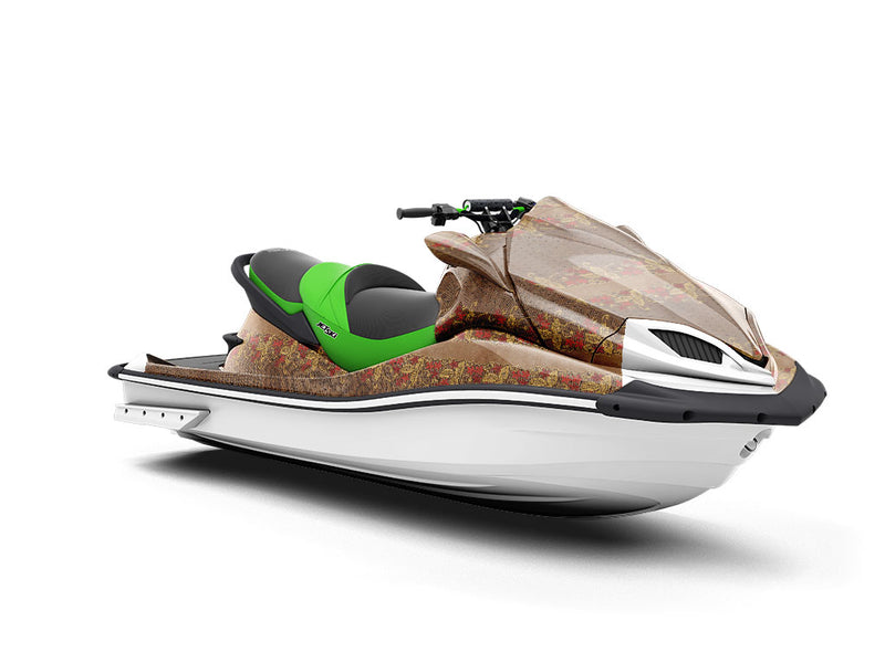 Autumn Embroidery Gothic Jet Ski Vinyl Customized Wrap