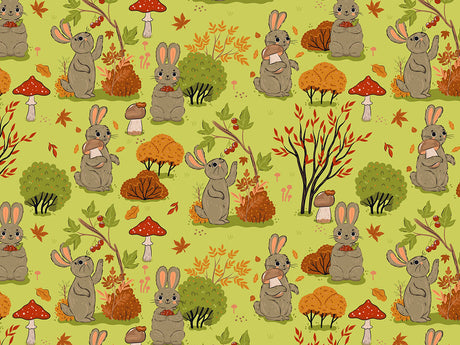 Autumn Foraging Animal Vinyl Wrap Pattern~Rwraps Series 914 Digitally Printed Vinyl Wrap~0
