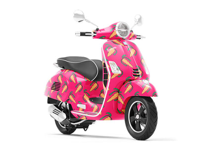 Autumn King Vegetable Vespa Scooter Wrap Film