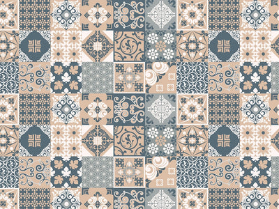 Autumn Past Tile Vinyl Wrap Pattern~Rwraps Series 914 Digitally Printed Vinyl Wrap~0