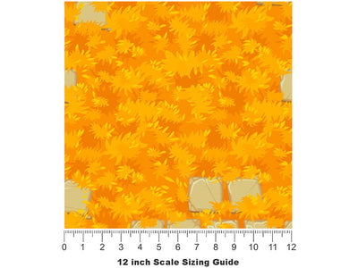 Autumn Pathway Brick Vinyl Film Pattern Size 12 inch Scale~Rwraps Autumn Pathway Brick Sizing Chart~3