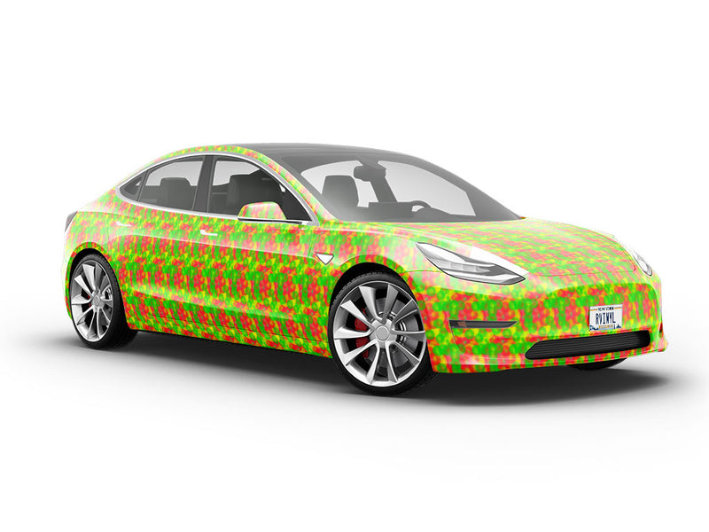 Autumn Spots Tie Dye Vehicle Vinyl Wrap
