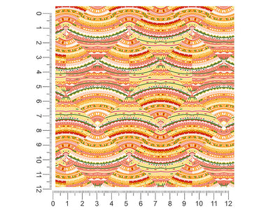 autumn spring art deco 1ft x 1ft Craft Sheets
