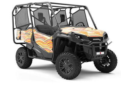 Autumn Spring Art Deco Utility Vehicle Vinyl Wrap