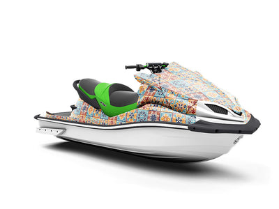 Autumn Tile Jet Ski Vinyl Customized Wrap