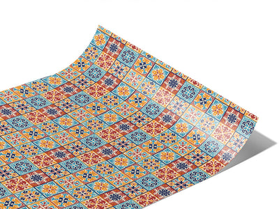 Autumn Tile Vinyl Wraps~Rwraps Series 914 Digitally Printed Vinyl Wrap~1