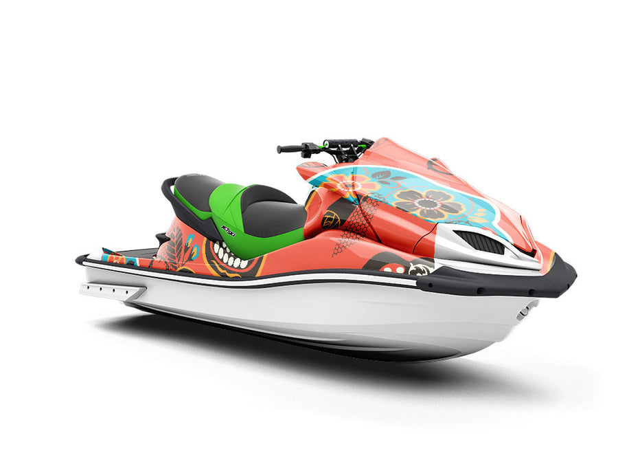 Autumnal Calaveras Day of the Dead Jet Ski Vinyl Customized Wrap