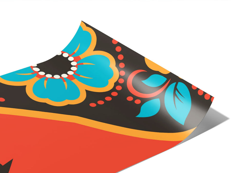 Autumnal Calaveras Day of the Dead Vinyl Wraps~Rwraps Series 914 Digitally Printed Vinyl Wrap~0