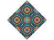 Autumnal Ferns Mandala Vinyl Wrap Pattern