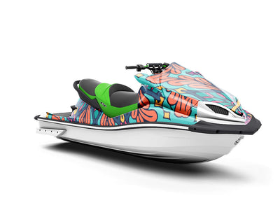 Autumnal Ferns Mandala Jet Ski Vinyl Customized Wrap