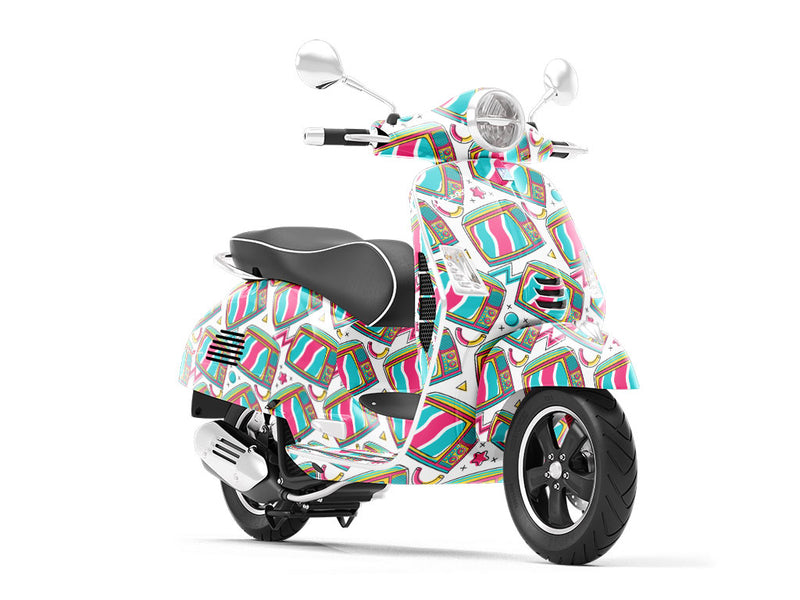 AV Input Gaming Vespa Scooter Wrap Film