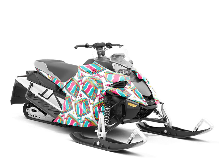 AV Input Gaming Custom Wrapped Snowmobile