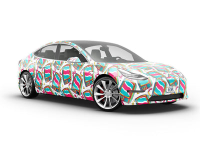 AV Input Gaming Vehicle Vinyl Wrap