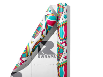 AV Input Gaming Wrap Film Sheets~Rwraps Series 914 AV Input Gaming Scrolled Sheet~3