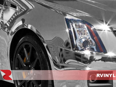Avery Silver Conform Chrome Wrapped Cadillac CTS