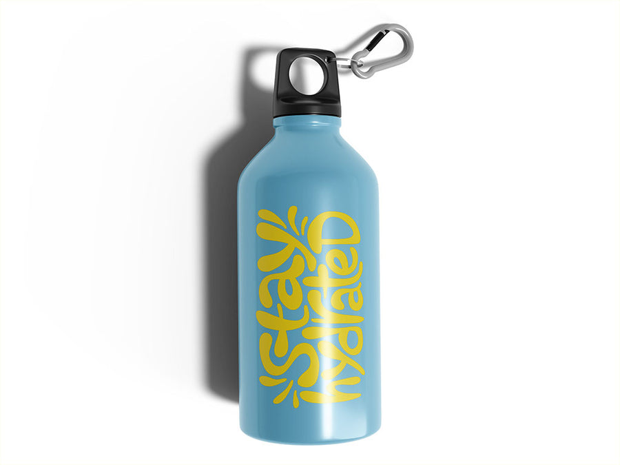Avery HP750 Pantone Process Yellow C Water Bottle DIY Stickers