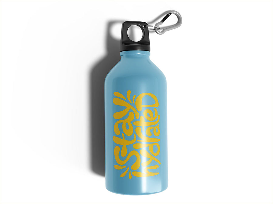 Avery HP750 Primrose Yellow Water Bottle DIY Stickers