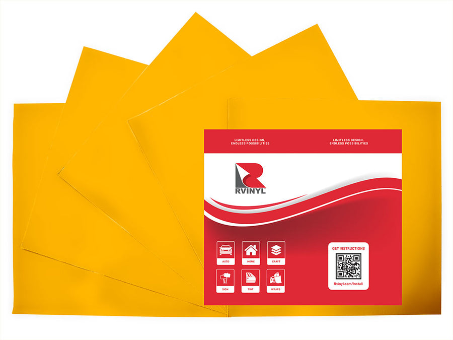 Avery HP750 Yellow Craft Vinyl Sheet Pack