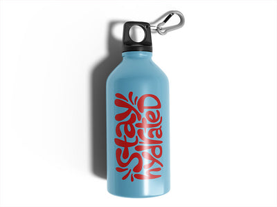 Avery HP750 Real Red Water Bottle DIY Stickers