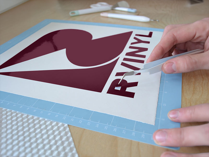Avery HP750 Burgundy Maroon Easy Weed Craft Vinyl