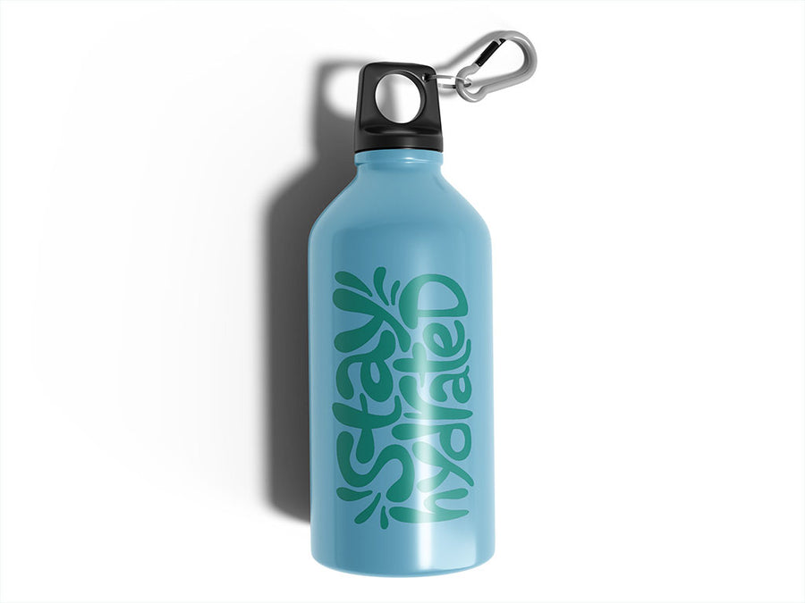 Avery HP750 Dark Aqua Water Bottle DIY Stickers